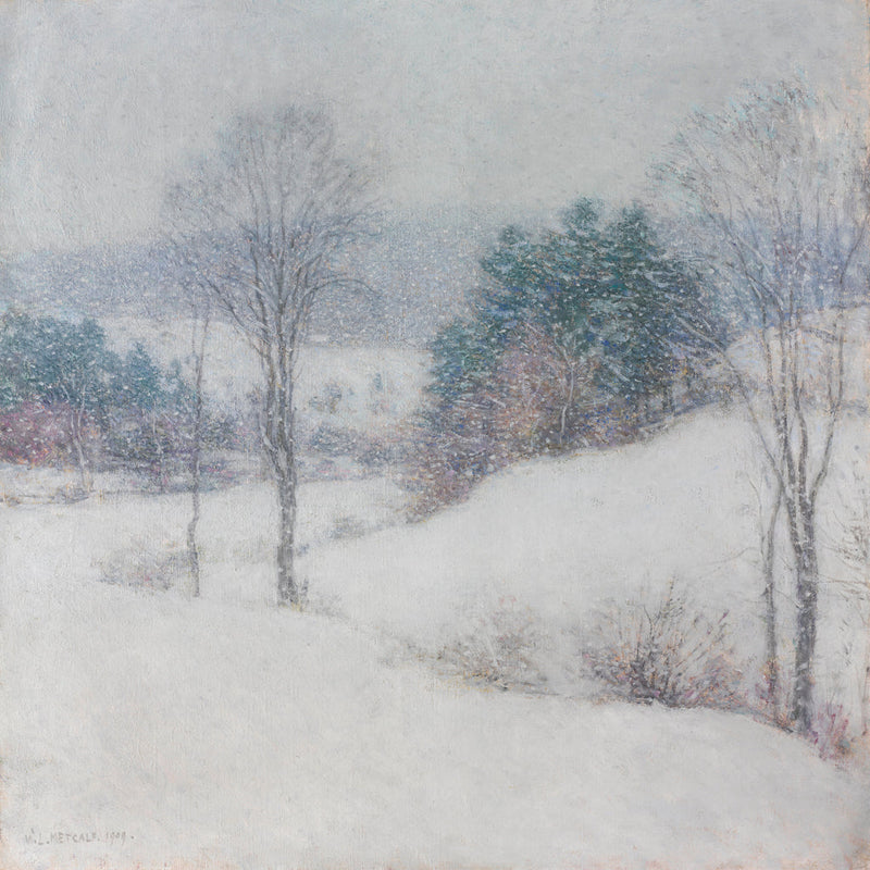 Den hvite sløret - Willard Metcalf