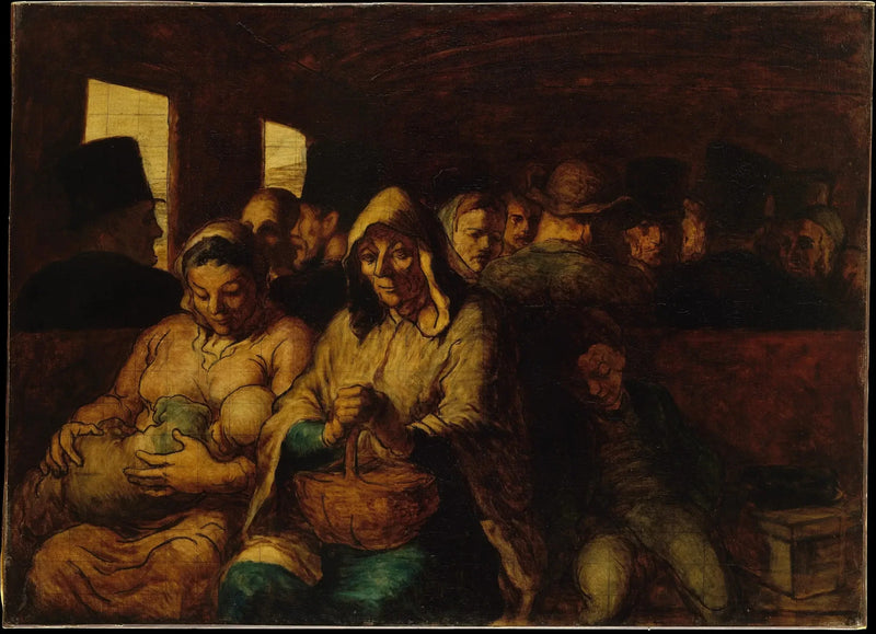 Tredje klasse vogn - Honoré Daumier