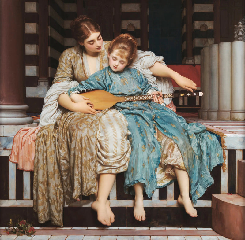 Musikkøvelse - Frederic Leighton

Source:
Leçon de musique - Frederic Leighton