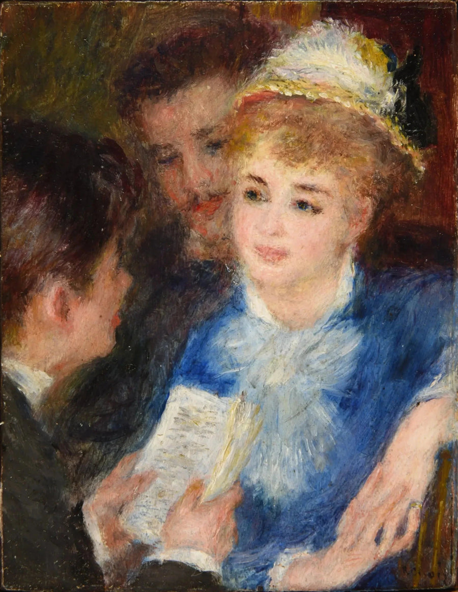 Lesing av rollen - Pierre-Auguste Renoir