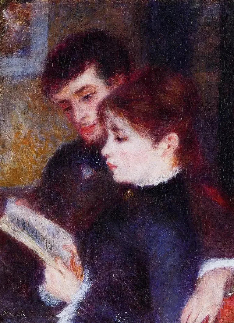 Lesing i par - Pierre-Auguste Renoir