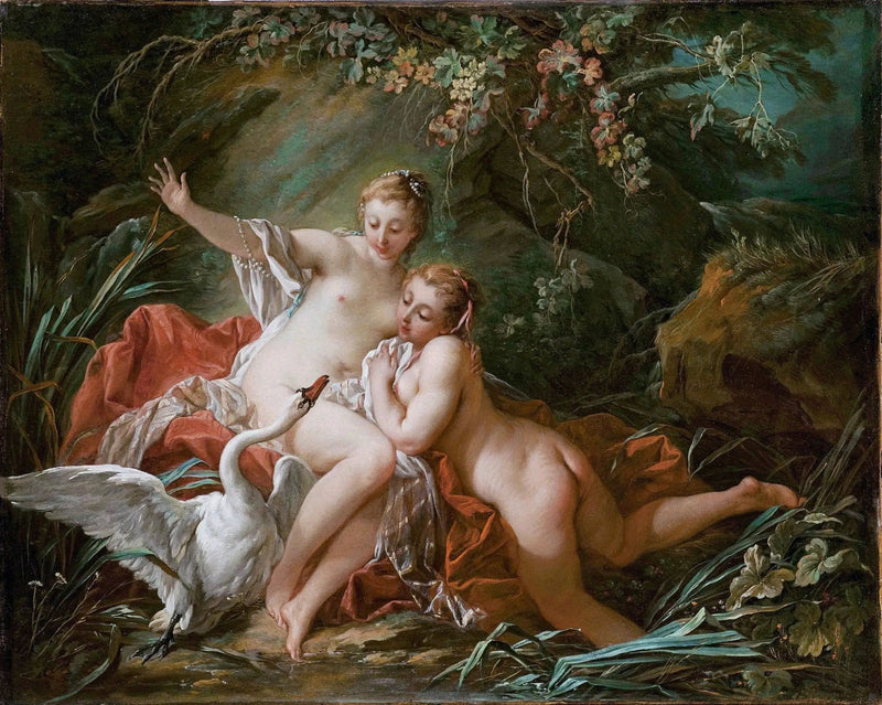 Leda og svanen - François Boucher