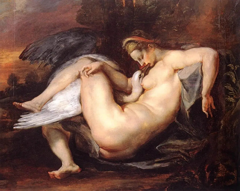 Leda og svanen - Peter Paul Rubens