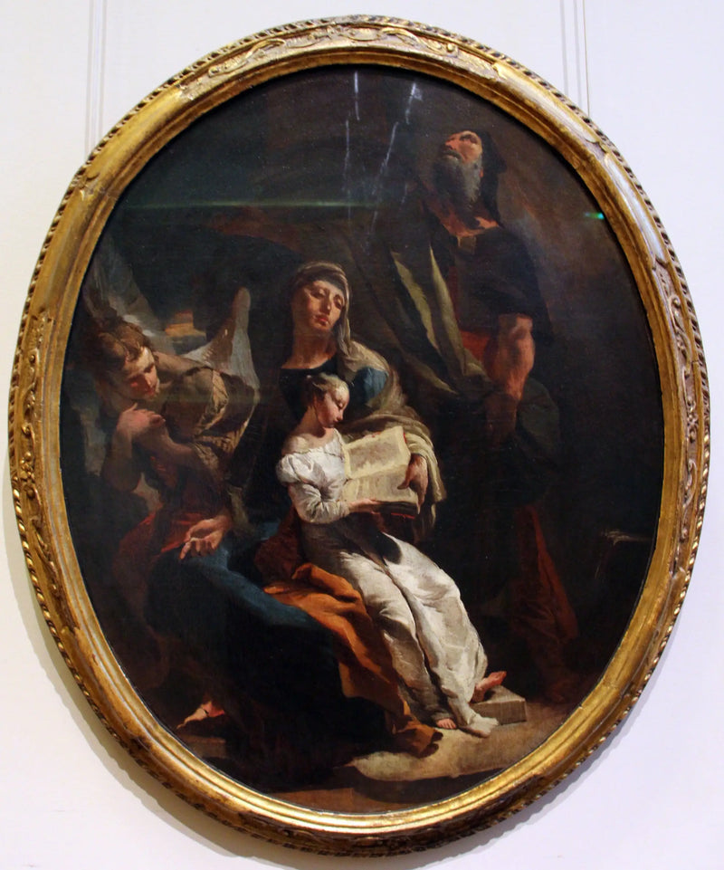 Jomfru Marias utdannelse - Giovanni Battista Tiepolo