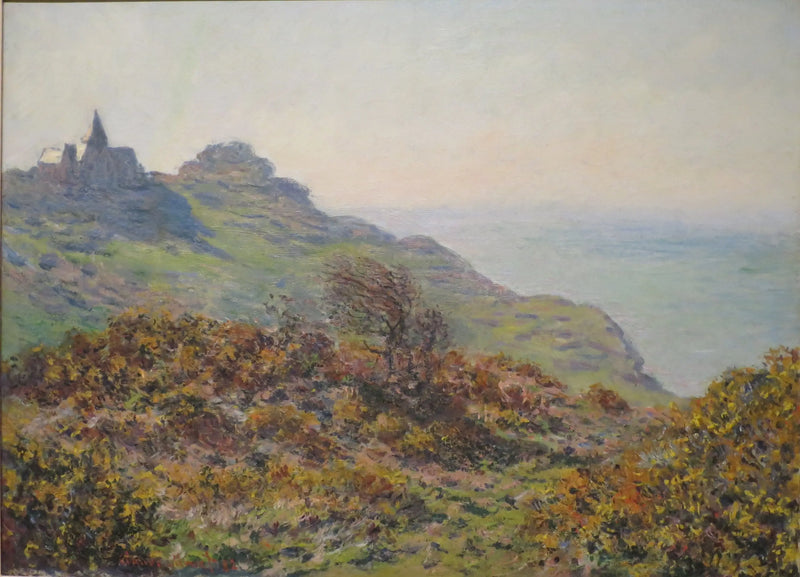 Varengeville-kirken og Moutiers-kløften - Claude Monet