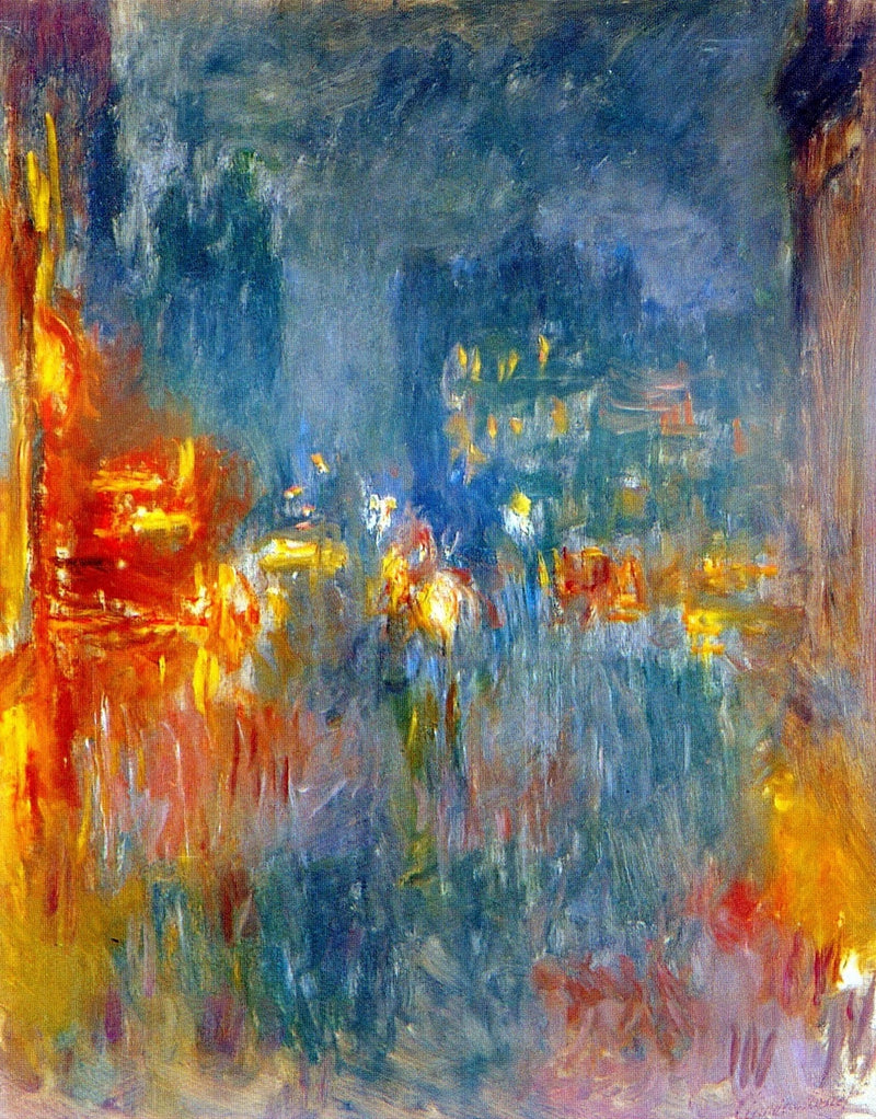 Leicester Square, om natten - Claude Monet