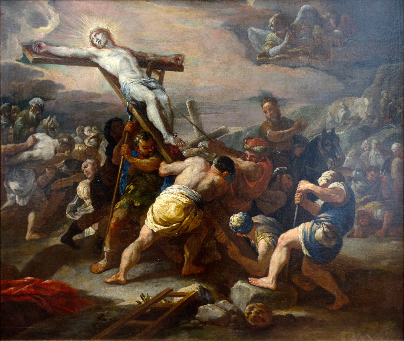 L’élévation de la croix - Luca Giordano - Alpha Reproduction