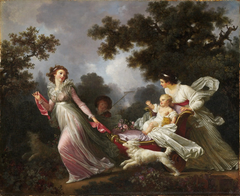 Det kjære barnet - Jean-Honoré Fragonard
