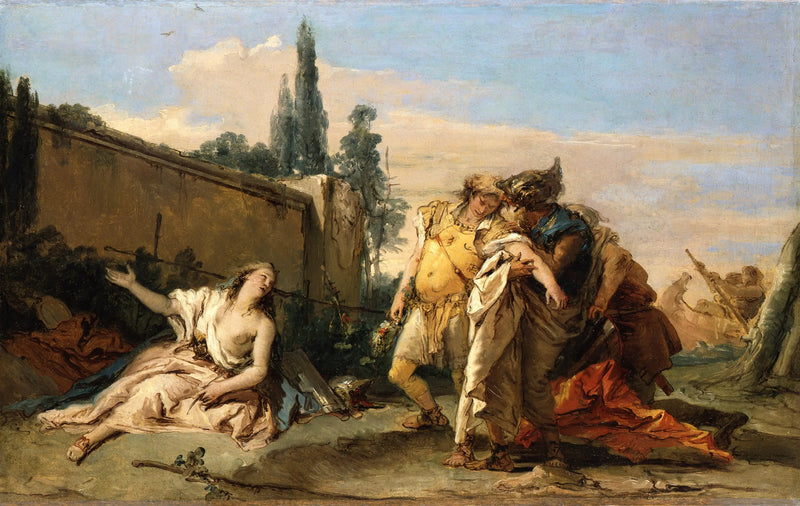 Rinaldos avskjed med Armida - Giovanni Battista Tiepolo