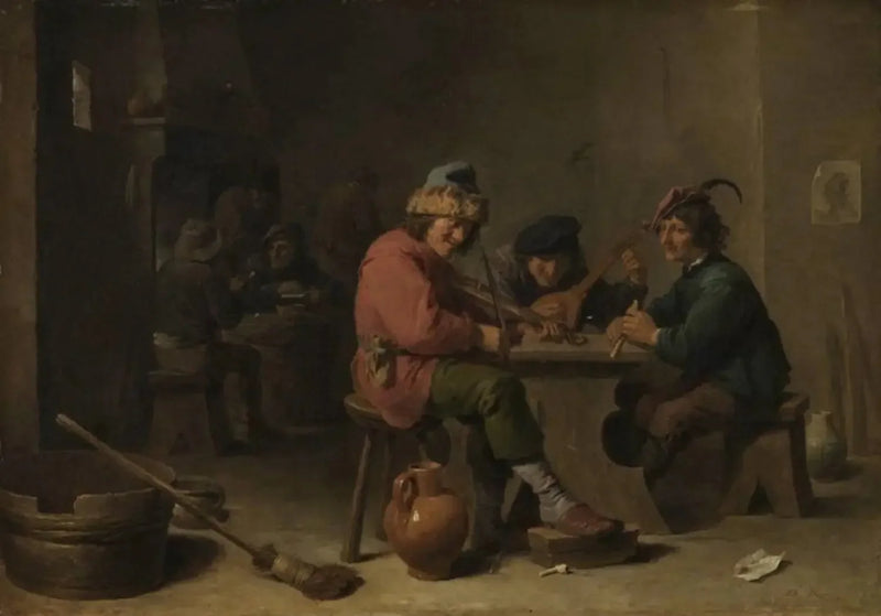 Bønder spiller musikk - David Teniers den Yngre

Source:
Les agriculteurs jouent de la musique - David Teniers le Jeune