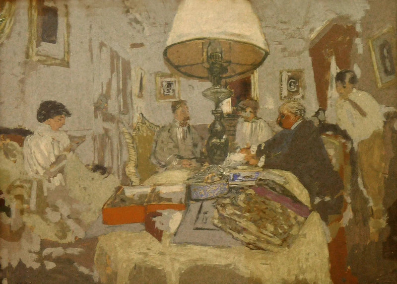 Vennene rundt bordet, Saint-Jacut - Édouard Vuillard