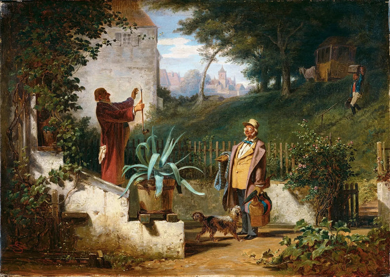 Barndomsvennene - Carl Spitzweg