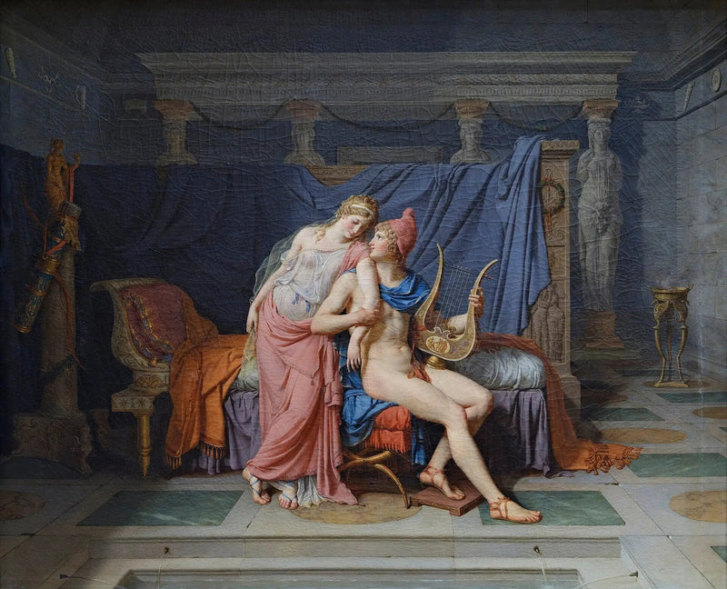 Kjærlighetene i Paris og Hélène - Jacques-Louis David