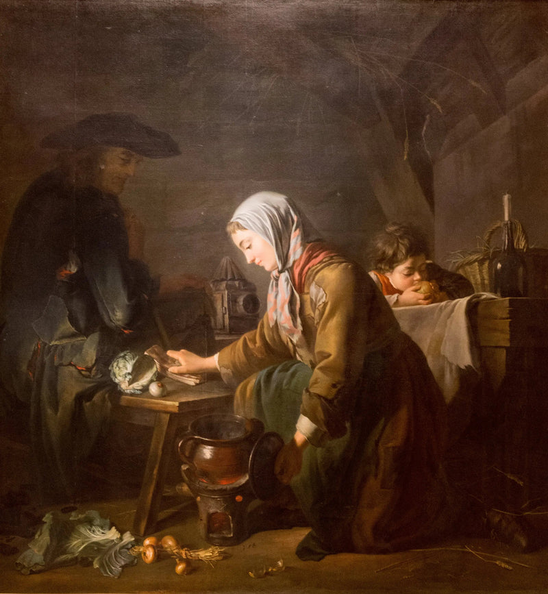 Førstehåndsinntrykket av en lunsj - Nicolas-Bernard Lépicie