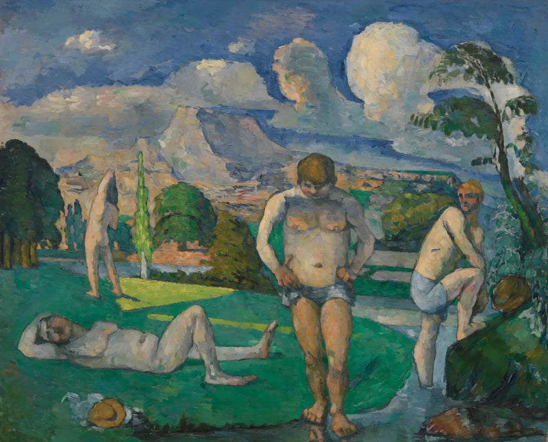 Badende i hvile - Paul Cézanne