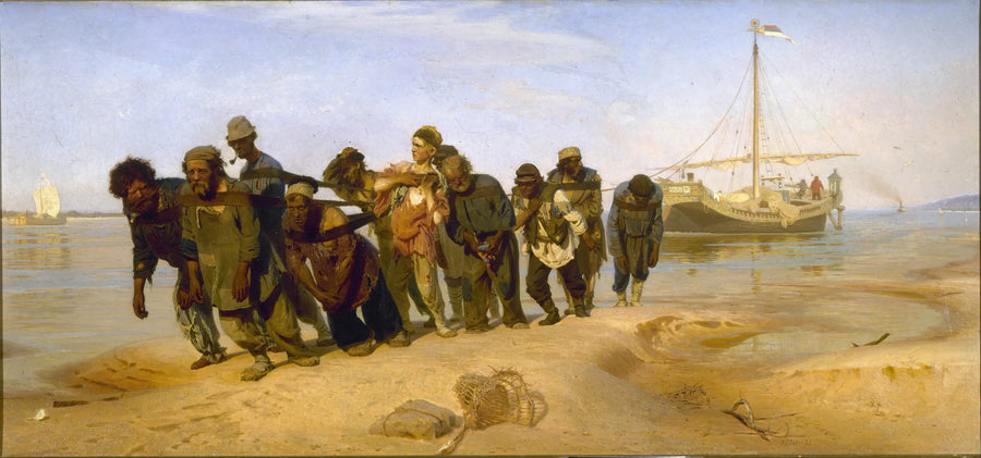 Les Bateliers de la Volga - Ilya Repin - Alpha Reproduction