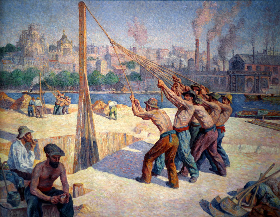 Piledriverne - Maximilien Luce