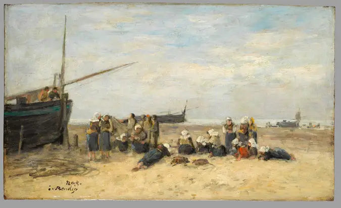 Berckoiseene - Eugène Boudin