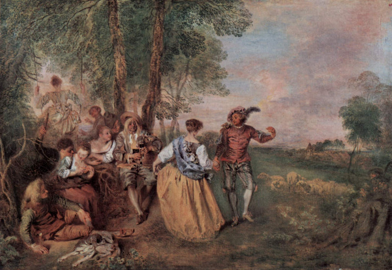De hyrdene - Antoine Watteau