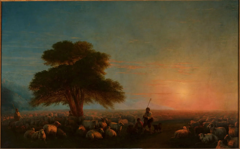 Bønder med en saueflokk. - Ivan Aïvazovski

Source:
Les bergers avec un troupeau de moutons. - Ivan Aïvazovski