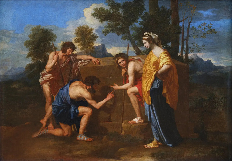 Bergene i Arcadia - Nicolas Poussin