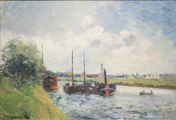 Oise-breddene, Nær Pontoise - Camille Pissarro