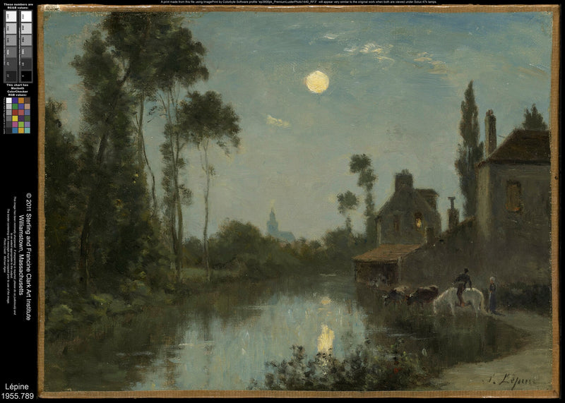 Strandene ved Somme. Måneskinnseffekt - Stanislas Lépiné