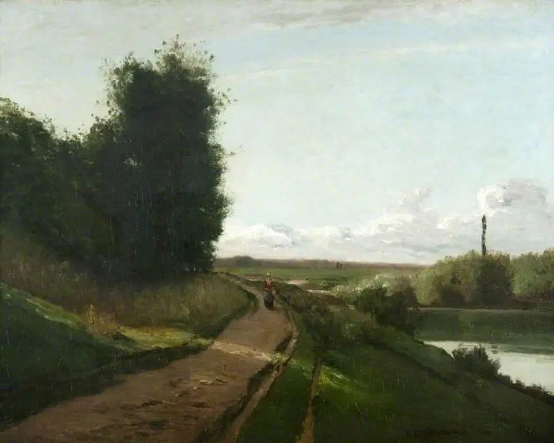 Marne-kantene - Camille Pissarro