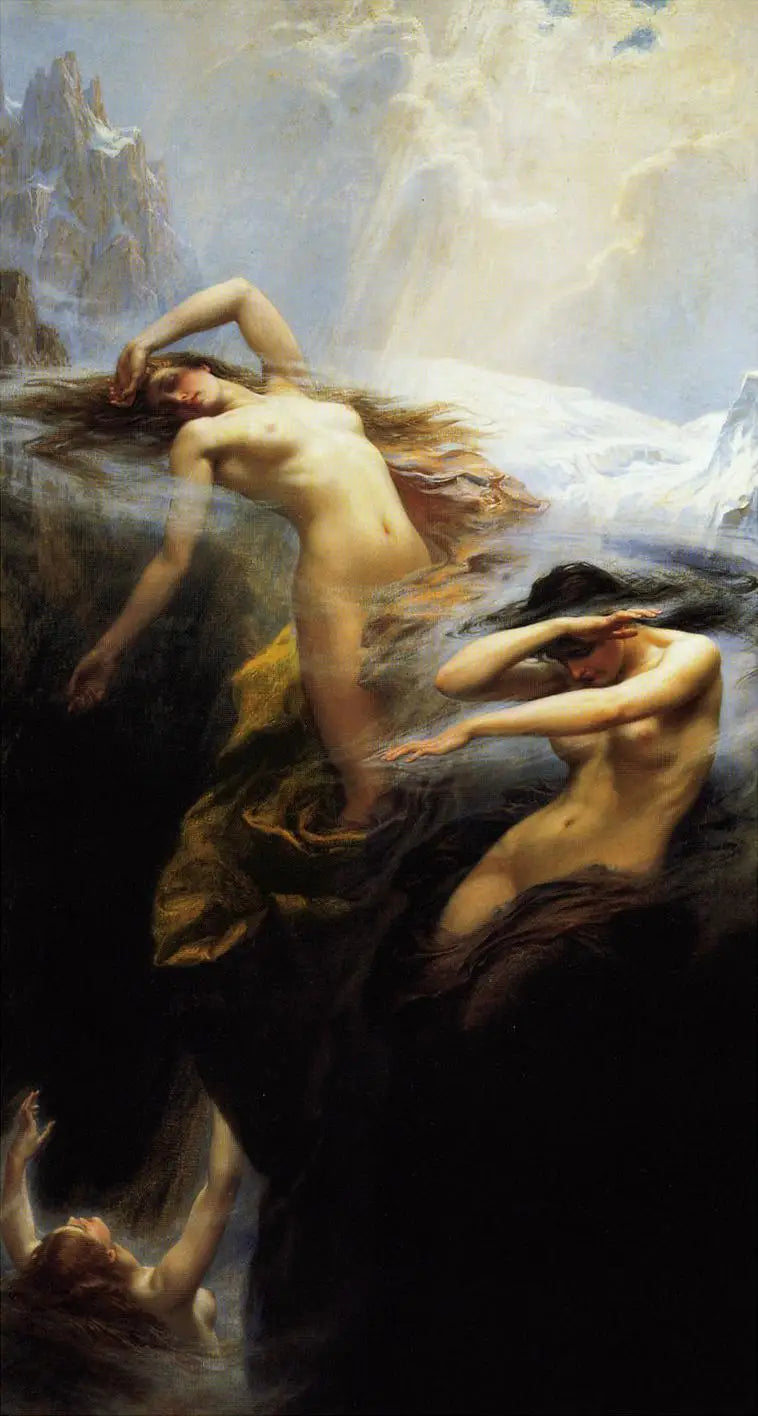 Tåkene over fjellene - Herbert Draper

Source:
Les brumes des montagnes - Herbert Draper