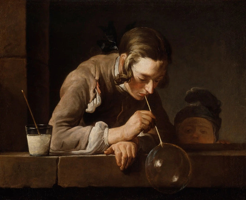 Boble av såpe - Jean Siméon Chardin