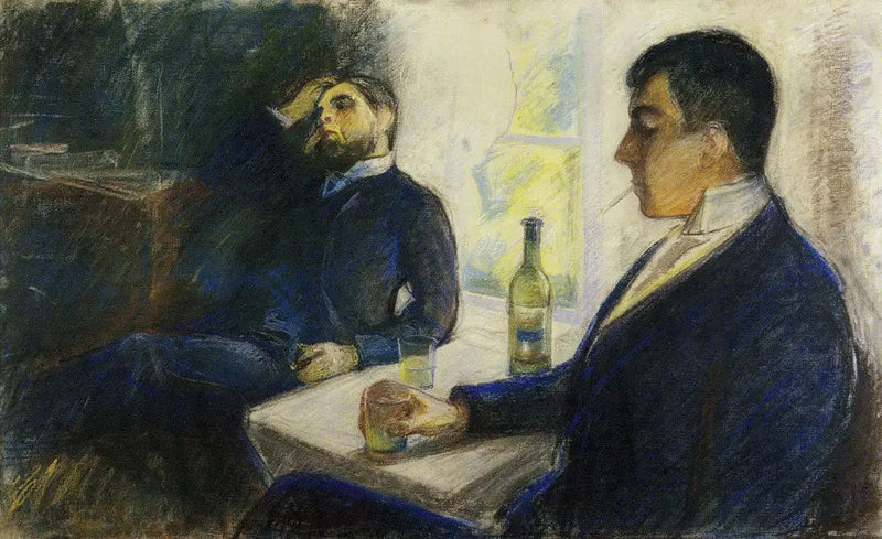 Absintdrikkerne - Edvard Munch