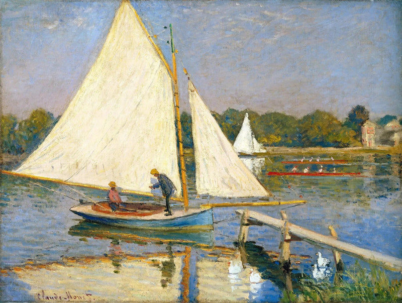 Båtfolkene i Argenteuil - Claude Monet