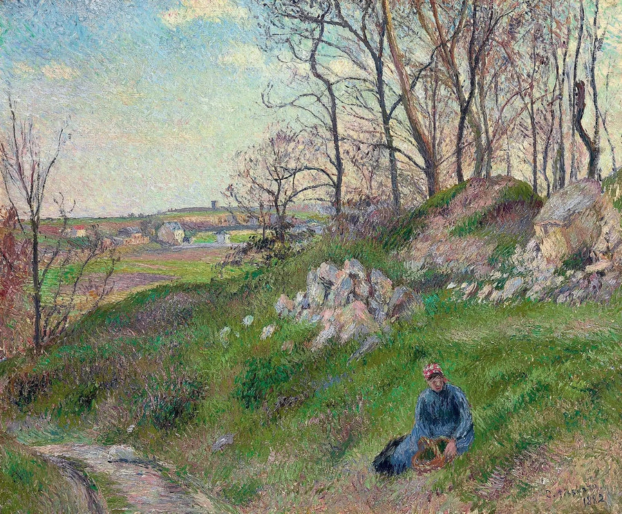 Kålmarkene, Pontoise - Camille Pissarro