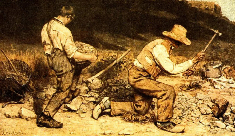 Steinbryterne - Gustave Courbet