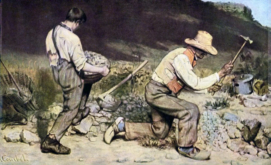 Steinbryterne - Gustave Courbet
