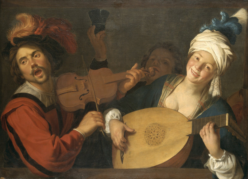 Sangere - Gerrit van Honthorst