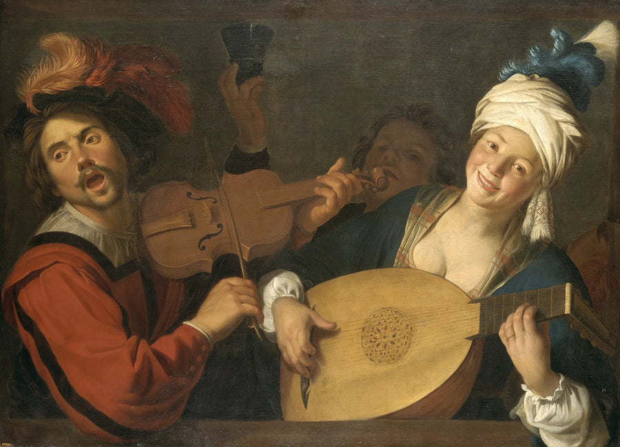 Sangere - Gerrit van Honthorst