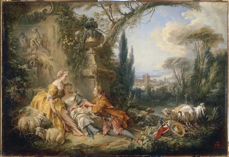 Livets sjarmør av landlig liv - François Boucher
