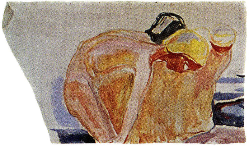 De søkende: gruppe av barn stående - Edvard Munch