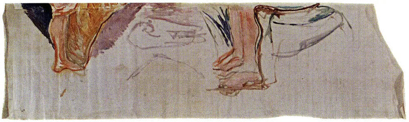 De søkende: barneføtter - Edvard Munch