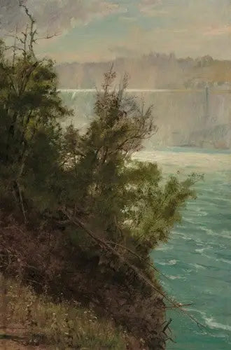 Les chutes du Niagara du côté américain - Albert Bierstadt - Alpha Reproduction