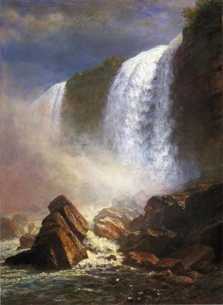 Niagara Falls sett nedenfra - Albert Bierstadt

Source:
Les chutes du Niagara vues d'en bas - Albert Bierstadt