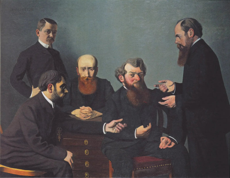 De fem malerne - Félix Vallotton

Source:
Les cinq peintres - Félix Vallotton