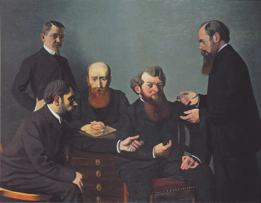 De fem malerne - Félix Vallotton

Source:
Les cinq peintres - Félix Vallotton