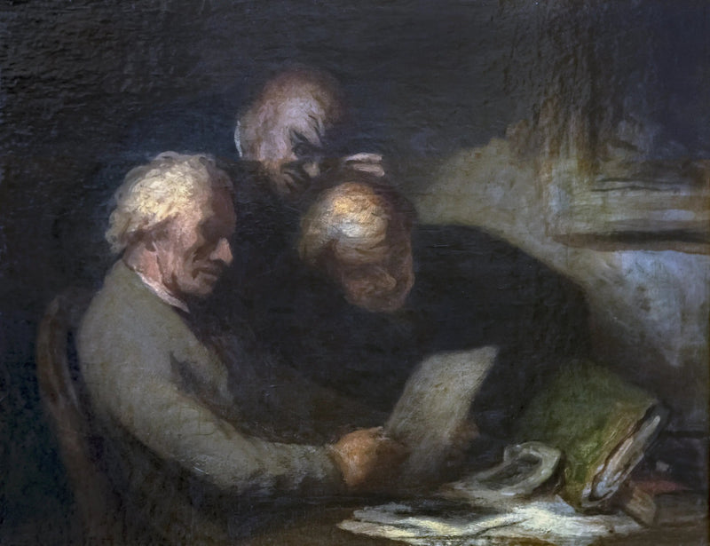Samlerne av trykk - Honoré Daumier