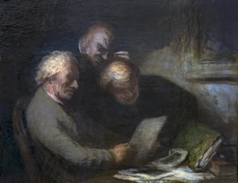 Samlerne av trykk - Honoré Daumier
