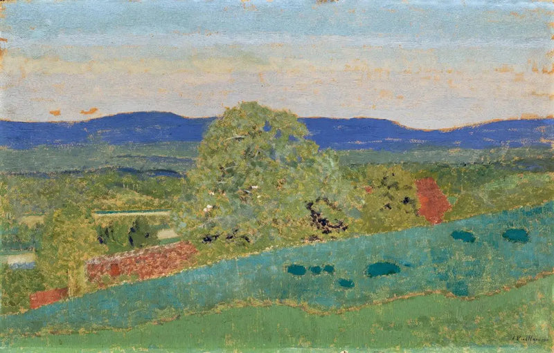 De blå åsene - Édouard Vuillard