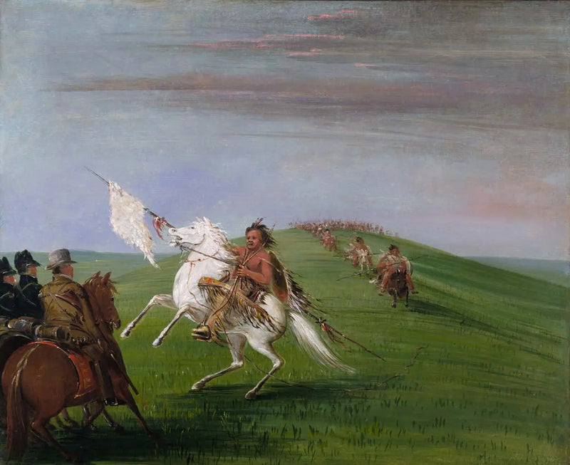 Comanchene møter drager - George Catlin

Source:
Les Comanches rencontrent les Dragons - George Catlin