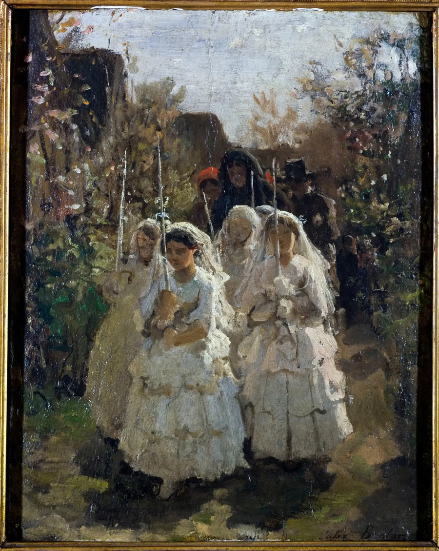 Kommunikantene i Courrières - Jules Breton