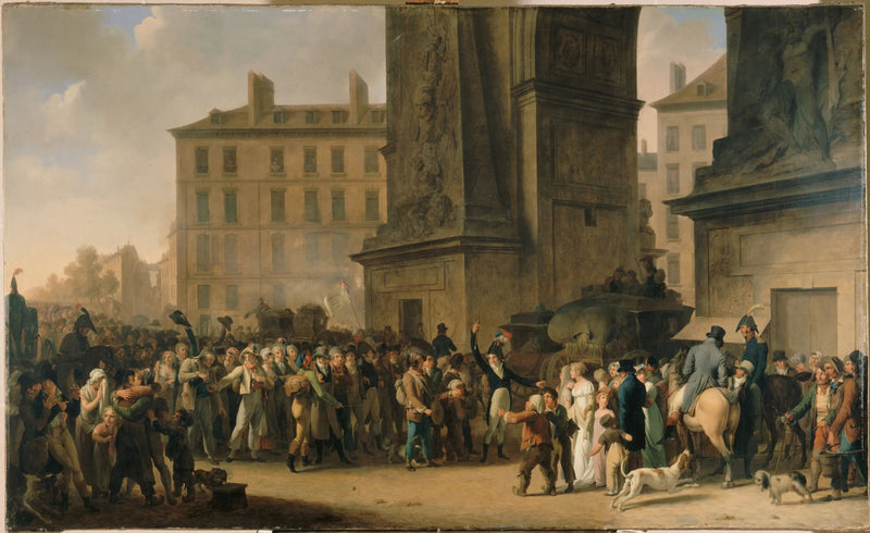 De konfirmerte fra 1807 som marsjerer foran Porte Saint-Denis - Louis-Léopold Boilly

Source:
Les Conscrits de 1807 défilant devant la porte Saint-Denis - Louis-Léopold Boilly